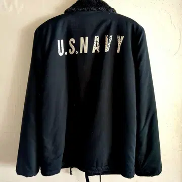 U.S.NAVY 블랙 밀리터리 자켓