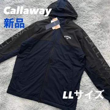 새상품 캘러웨이 자켓 블루종 후디 풀 집업 네이비 LL