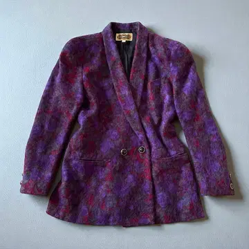 REGENCE 레지앙스 자켓 숄카라 퍼플 화려함