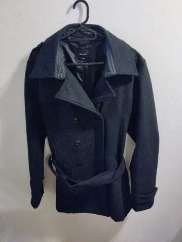 roshell 블랙 트렌치코트 L