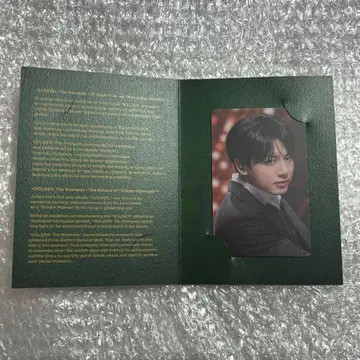 BTS 정국 전시회 GOLDEN 트레이딩 카드 칠레 1