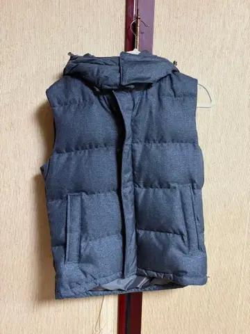 UNION STATION 후드 부착 다운 베스트 M 사이즈