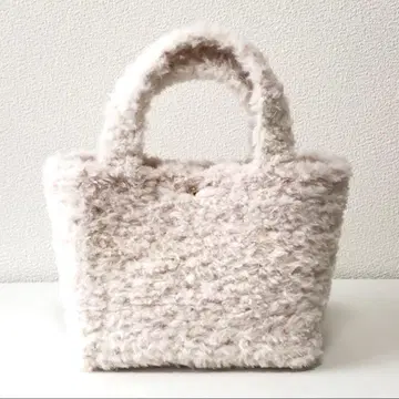 화이트 미니 토트 핸드백 완판템 핸드메이드