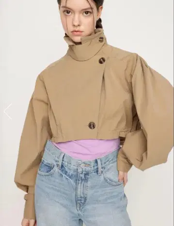 SLY 숏 트렌치코트 (택 포함 미사용 새상품)