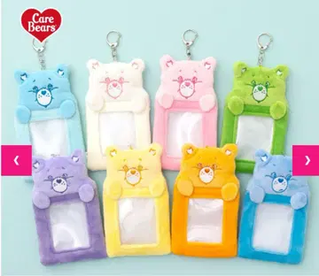 케어베어 다이소 트레이딩 카드 케이스 보라색 핑크