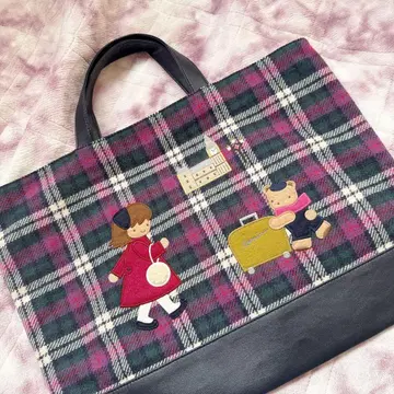 파밀리아 백 데님 백 토트백