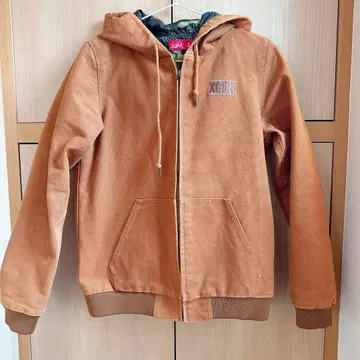 XGIRL 후드 부착 브라운 자켓