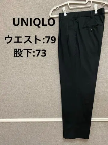 [ 유니클로 ] 블랙 슬랙스 스트레이트 핏