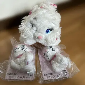 디즈니 마리 봉제 인형 봉제 인형 배지 프렌즈 인형 배지