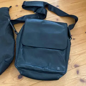 dunhill 가죽 숄더백 블랙