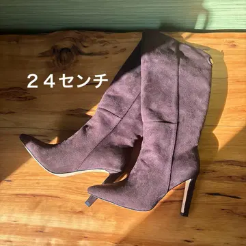 IVY 셀렉 스웨이드 롱 부츠 24