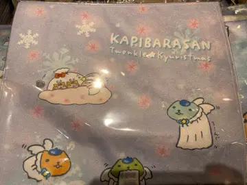 카피바라 씨 트윙클 큐리스마스 페이스타월