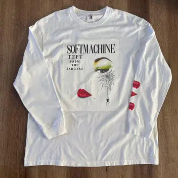 SOFTMACHINE 소프트 머신 매거진 롱 T 화이트 XXL 사이즈