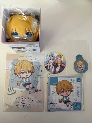 니지산지 극락탕 모찌코로링 엑스 알비오 혜택 카드 코스터