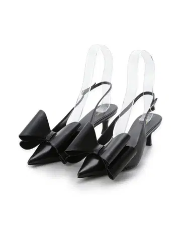 snidel 리본 모티브 샌들