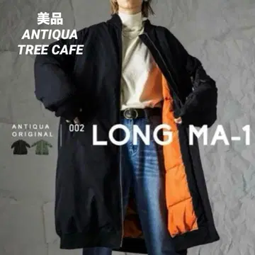 새상품급 안티카 트리 카페 MA-1 롱 코트 다운 같은 따뜻함 완판템