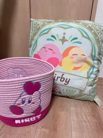 커비 로프 바스켓과 쿠션 세트