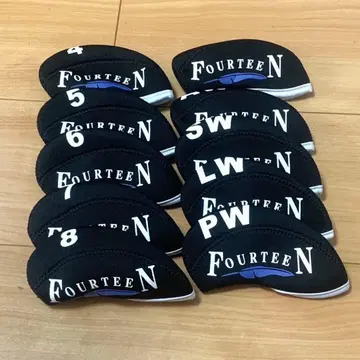 포틴 FOURTEEN 아이언 커버 10개 세트 미사용 새상품