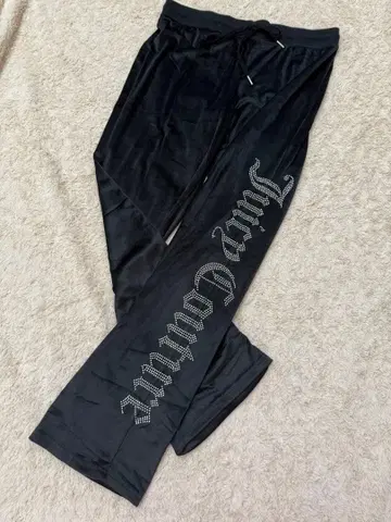 JuicyCouture 쥬시 꾸뛰르 L 사이즈 블랙 스웨트 팬츠