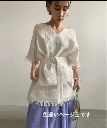 AMERI 빈티지 GAUZE WRINKLES TOP