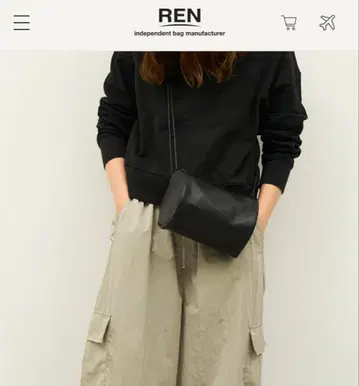REN 캐니스터 숄더백
