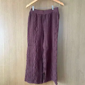 프릭스스토어 FREAKS STORE 니트 팬츠 이지 케이블편