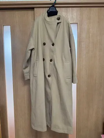 ELENCARE DUE 롱 코트 스탠드 카라 코트 사이즈 F