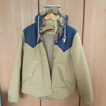 슈가케인 겨울용 자켓 L 베이지 x 네이비