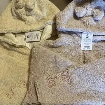 디즈니 칩 앤 데일 후드티 세트 보아 원단 미사용 새상품