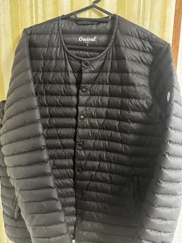 오시발 블랙 다운 자켓 사이즈 5