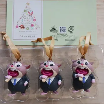 주토피아 오너먼트 샐러리맨 디즈니 스토어 크리스마스 2024