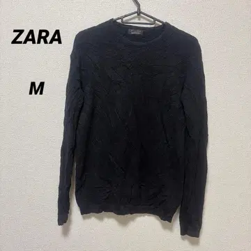 ZARA MAN [ M ] 블랙 니트 스웨터