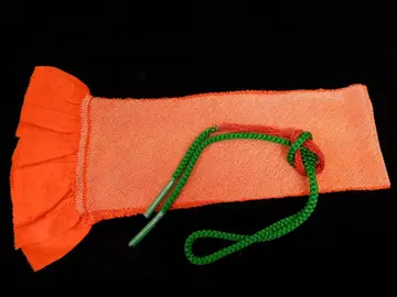 순수 실크 허리띠 오비 장식 천 세트 후리소데용 총 조임 M 사이즈