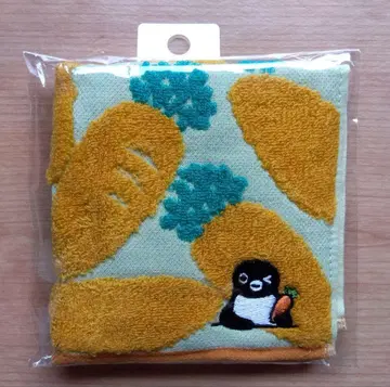 Suica 펭귄 복슬복슬 핸드 타월 당근