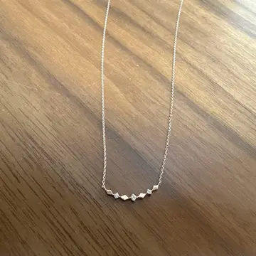 ete k10 목걸이 핑크 골드 다이아몬드