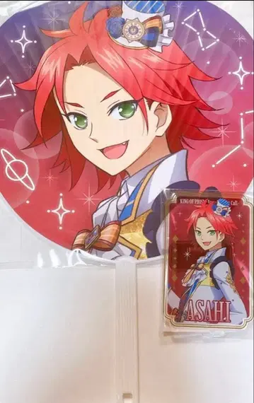 킹프리 킨츠아 미타카 아사히 빅 부채 스퀘어 아크릴 스탠드