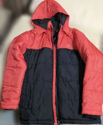 HEAD 후드 부착 다운 자켓 M 빨검