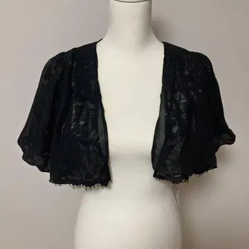 다크 블루 반팔 가디건 M 사이즈