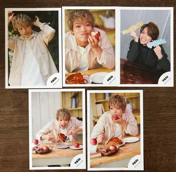 하라 요시타카 공식 사진 브로마이드 5장