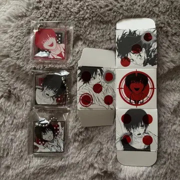 나구모의 주사위껌 아크릴 참 3종 세트