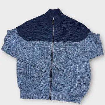 다케오 키쿠치 니트 집업 스웨터 ZIP 코튼 사이즈 2 M