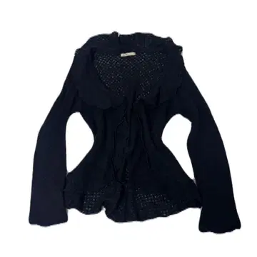 페어리 그런지 가디건 볼레로 히메갸루 블랙 프릴 모리걸