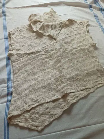 군겐도 슬리브리스 상의 카라 부착