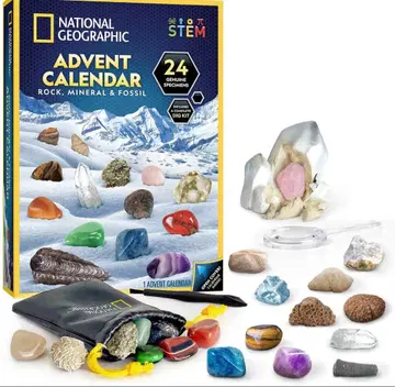 내셔널지오그래픽 2022년 어드벤트 캘린더 광석 보석 화석