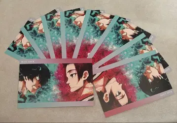 블루 록 이토시 린 이토시 사에 블루 록 전시회 엽서 9장