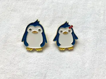 빙글빙글 에그엔젤 코튼 패밀리 2호 3호 핀 배지