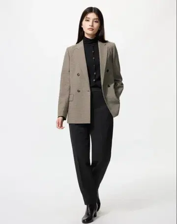 [컨디션 최상] UNIQLO 웜 스마트 팬츠 블랙 S사이즈