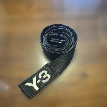 Y-3 로고 벨트 블랙 M 사이즈
