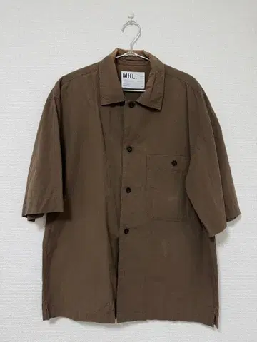 MHL. 반팔 셔츠 M 브라운