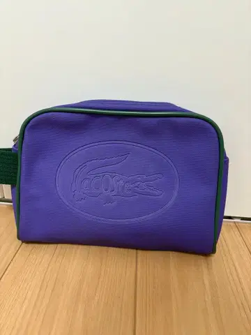 LACOSTE 퍼플 세컨드 백